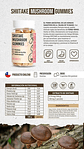 New Pharma Hongos Medicinales En Gomitas Veganas Frutales Shiitake - Miniatura 3