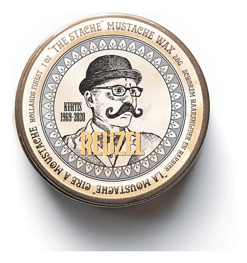 Reuzel Mustache Wax Cera Barba Bigote Mate Alta Fijacion
