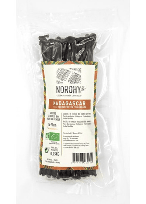 Norohy Vainilla De Madagascar Vainas 250g Valrhona Francia
