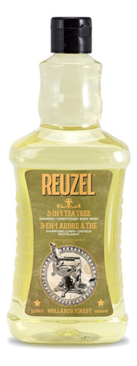  Reuzel Shampoo 3 En 1 350 Ml + Travel Size 100 Ml Tea Tree