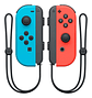 Joystick Inalámbrico Nintendo Switch Joy con L R Neón Rojo Azul - Miniatura 1