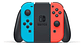 Joystick Inalámbrico Nintendo Switch Joy con L R Neón Rojo Azul - Miniatura 3