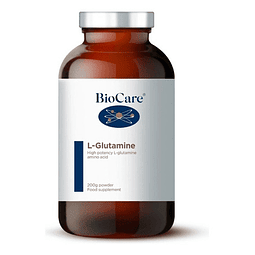 Biocare - L-glutamina En Polvo 200gr Sabor Sin Sabor