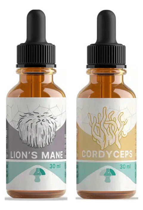 Fungi Pharma Pack Extracto Hongo Melena De Leon Y Cordyceps