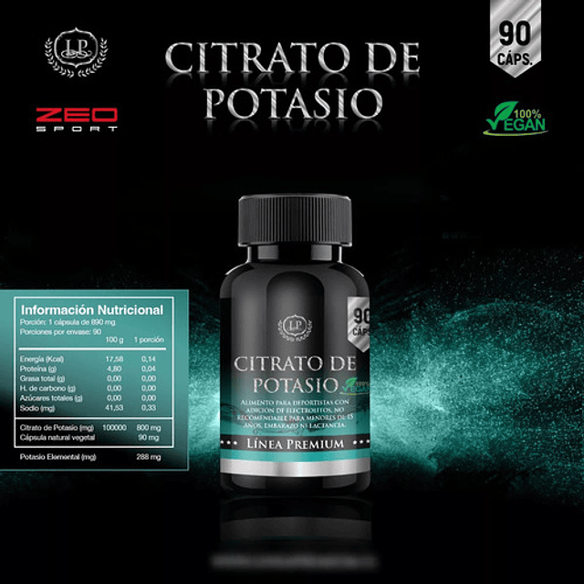Pack Citrato Magnesio + Citrato Potasio Linea Premium