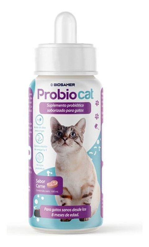 Probiótico Para Gatos - Probiocat 10 Cepas