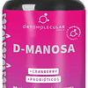 Ortomolecular - D-manosa + Cranberry + Probióticos-90 Cáps Sabor Sin Sabor
