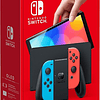 Nintendo Switch Oled 64gb Standard Color Rojo Neón, Azul Neón Y Negro