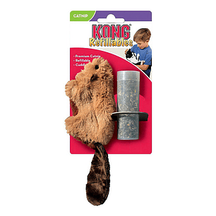 Kong Refillables Beaver Juguete  Para Tu Gato