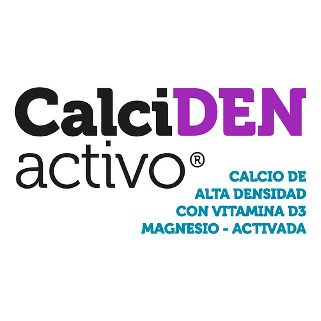 Calciden Activo Calcio Con Vit D3 Magnesio Huesos Sanos