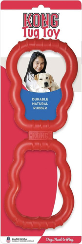 Juguete Kong Tug Toy Para Tirar Con Mascota Rojo 2