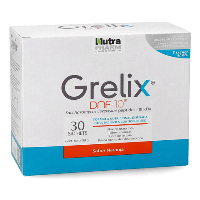 Grelix Dfn-10 Satchet 30 Unidades Elimina Las Ganas De Comer Carbohidratos