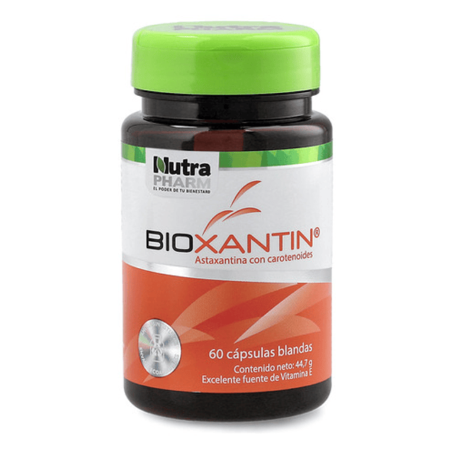 Bioxantin - Antioxidante Natural - 60 Capsulas