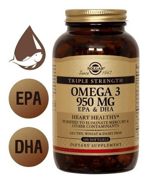 Omega 3 Triple Strength 950 Mg (100 Soft) Solgar