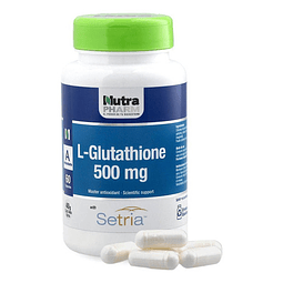 L-glutathione 500mg - 60 Cápsulas Antioxidante.