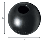Kong Ball Extreme M/l Pelota Perro Ultra Resistente Color Negro - Miniatura 3