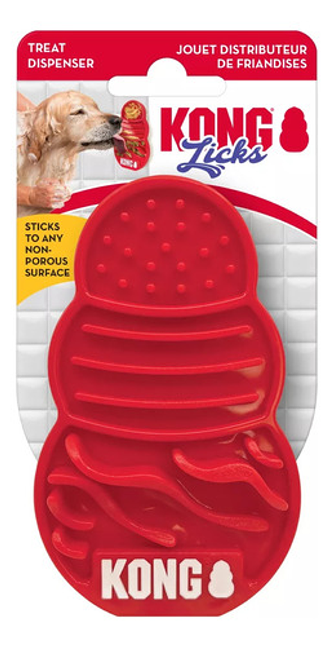 Kong Licks Almohadilla Para Lamer Con Ventosas Talla S / M