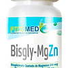 Fitomed Bisgly Mg-zn Magnesio - Zinc 60 Cáps. Sabor Sin Sabor