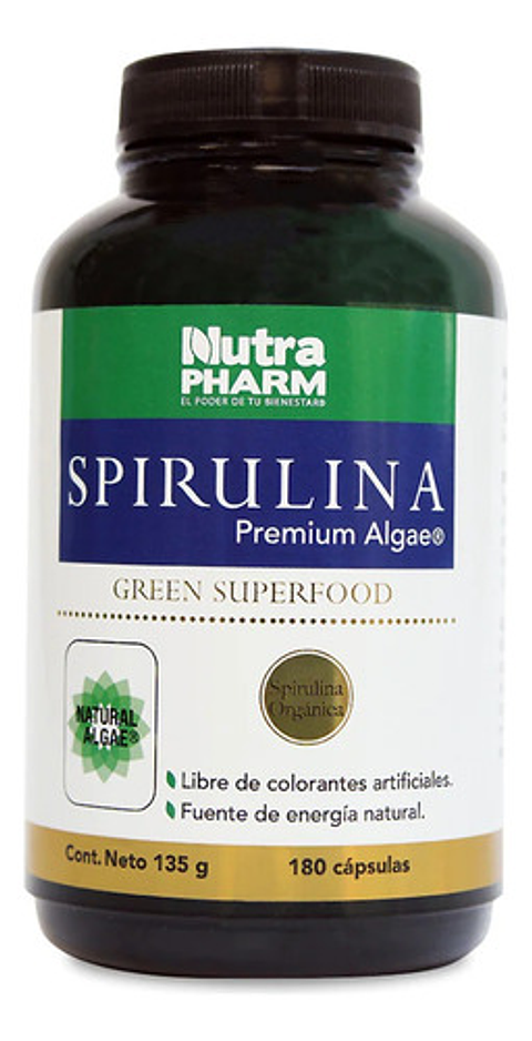 Spirulina Premium Nutrapharm 180 Caps