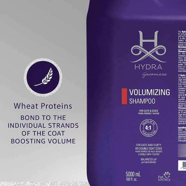 Shampoo Hydra Volumizing 5 Litros Voluminizador Profesional