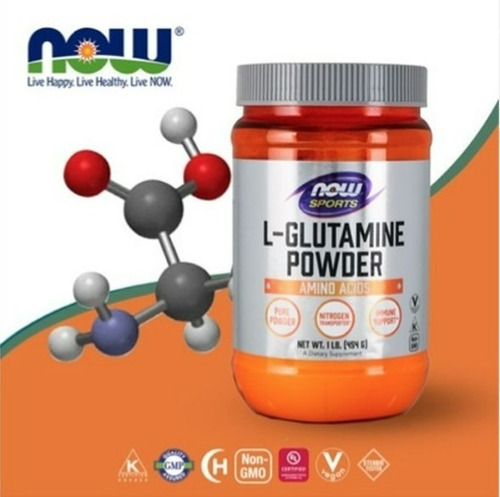 Now L-glutamina 1000 Mg X 120 Capsulas Veg Sabor Sin Sabor 2