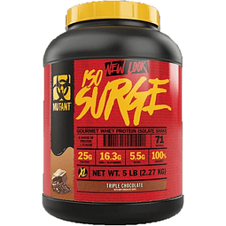 Mutant Iso Surge Whey Protein Isolated Triple Chocolate 5 Lb