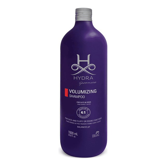 Shampoo Hydra Voluminizador 1 Lt Dilusion Gromming Mascotas 