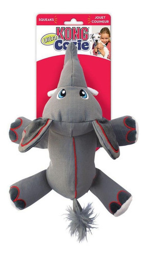 Elefante De Peluche Kong Ultra Cozie, Tamaño Mediano, Para Perros 1