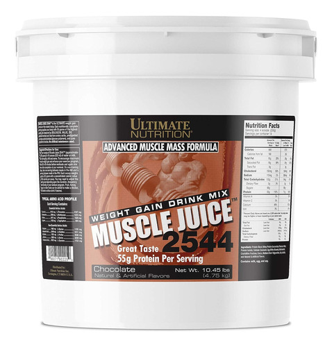 Ultimate Nutrition Muscle Juice Chocolate Ganador Peso 10 Lb 1