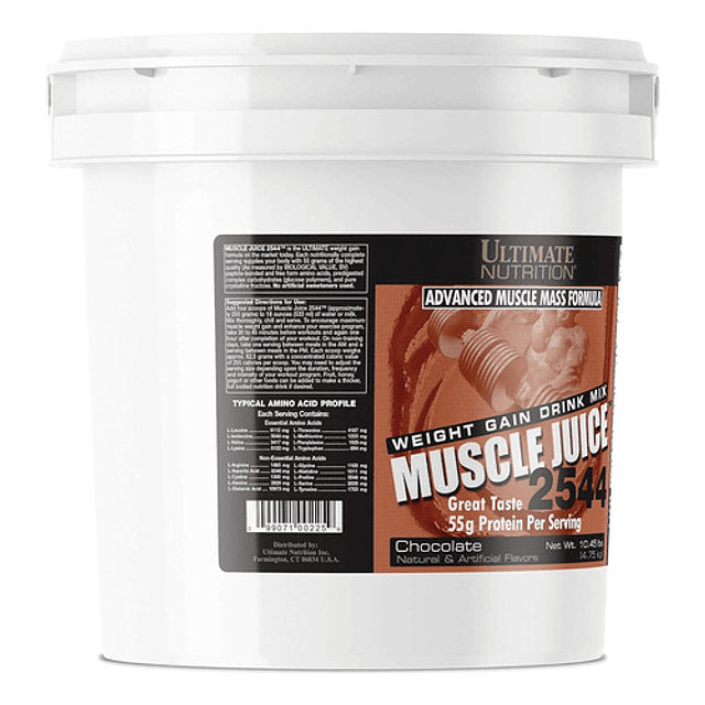 Ultimate Nutrition Muscle Juice Chocolate Ganador Peso 10 Lb