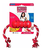Juguete Mordillo Con Soga Para Perros Kong Dental Medium Color Rojo - Miniatura 1
