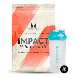 Impact Whey Isolate Myprotein 1 Kg, Proteína 100 % Aislada Sabor Natural Vanilla