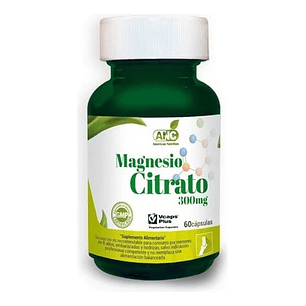 Magnesio Citrato 300 Mg X 60 Cápsulas Anc Sabor Sin Sabor