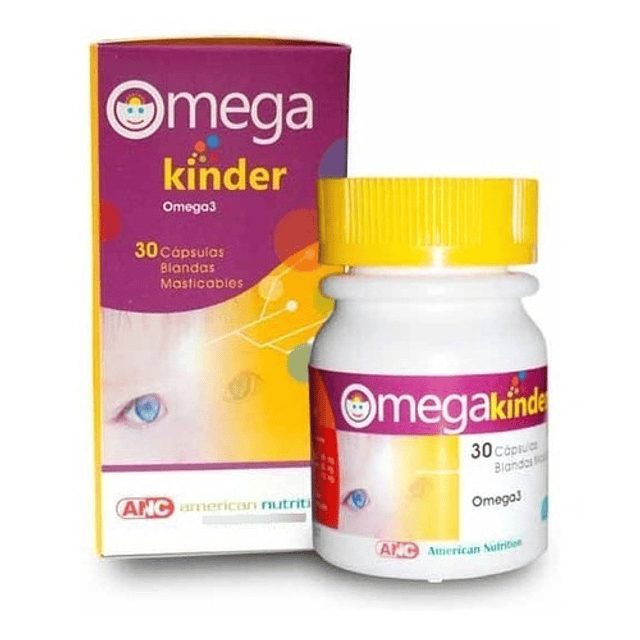 Omega Kinder (niños) 30 Caps. Blandas Masticables