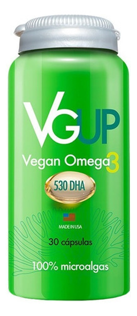 Omega 3 Vegano Microalgas Marinas Alto Dha Up Gluten Free