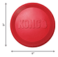 Kong Flyer Fresbee L Color Rojo Durable Flexible  - Miniatura 2