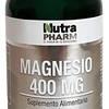 Magnesio 400mg Nutrapharm Salud Osea Y Articulaciones Sabor Sin Sabor