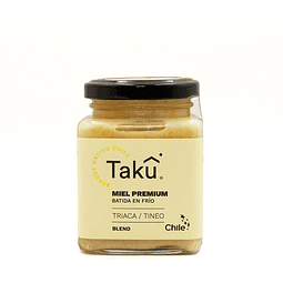 Taku Miel Premium Cruda Batida Natural 310 Gramos Variedad