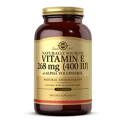 Vitamina E 268 Mg 400ui Antioxidante 250 Capsulas Solgar