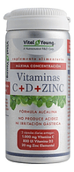 Vitamina C + D + Zinc 60 Capsulas Libre De Alergenos - Miniatura 1