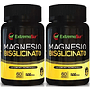 2 Bisglicinato De Magnesio 500mg X 60 Caps Vegetal Sabor Neutro