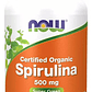 Spirulina 100% Organica 500 Mg X 100 Tabletas Now Sin Sabor - Miniatura 2