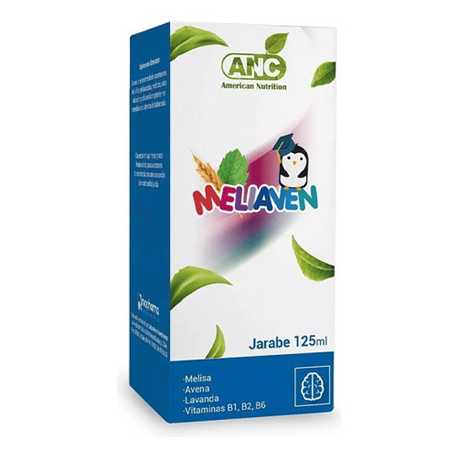 Meliaven Jarabe 125 Ml Anc. Sabor Naranja Relajante Niños