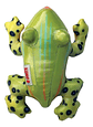 Peluche Kong Shieldz Tropics Rana Verde Para perro - Miniatura 2