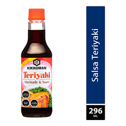 Salsa Teriyaqui Kikkoman Frasco 296 Ml Para Marinar Y Untar