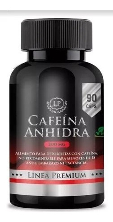 Lp Cafeina Anhidra 90 Capsulas Concentracion Combate Fatiga