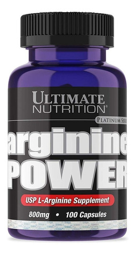 Arginina Power (800mg / 100 Cápsulas) Ultimate Nutrition 1