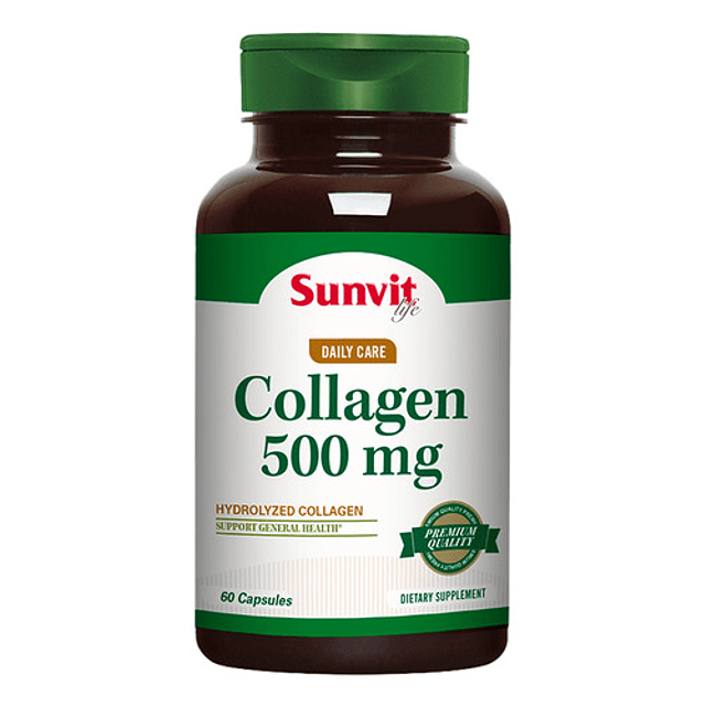 Collagen 500mg - 60 Caps, Svl Sabor Sin Sabor