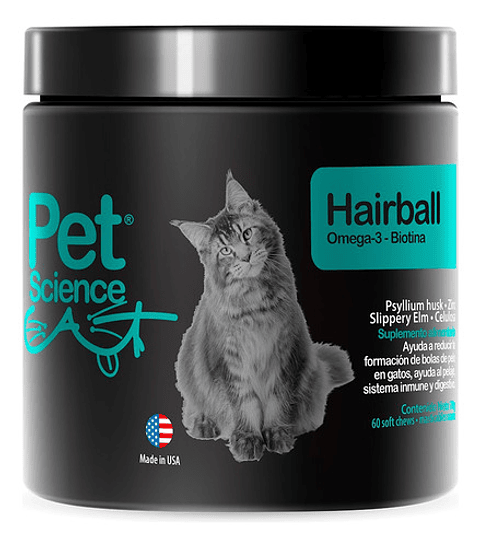 Petscience Cat Hair Ball Reduce Bolas Pelo Masticable Gato