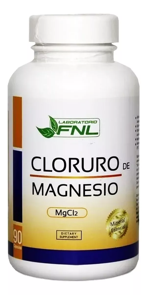 Cloruro Magnesio Fnl 500 Mg 90 Cápsulas 3 Meses